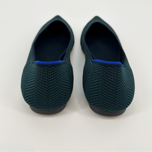 Rothy’s “The Point” in Cedar Herringbone Retired Print Pointed Toe Flats Size 10 - Picture 6 of 13